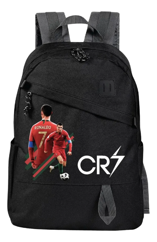 Mochila Escolar Messi / Haaland / Quiñones Diseño Futbol